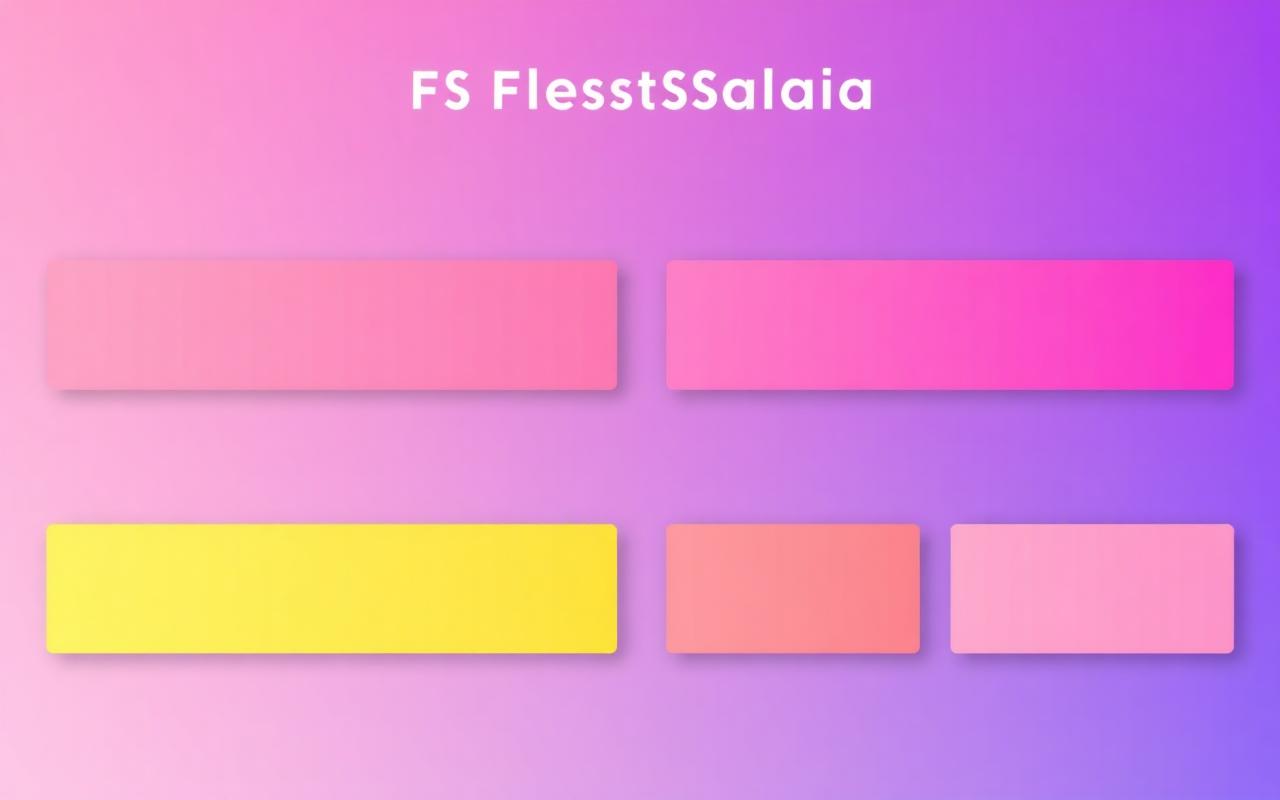 Colorful CSS layout blocks arranged with Flexbox and Grid